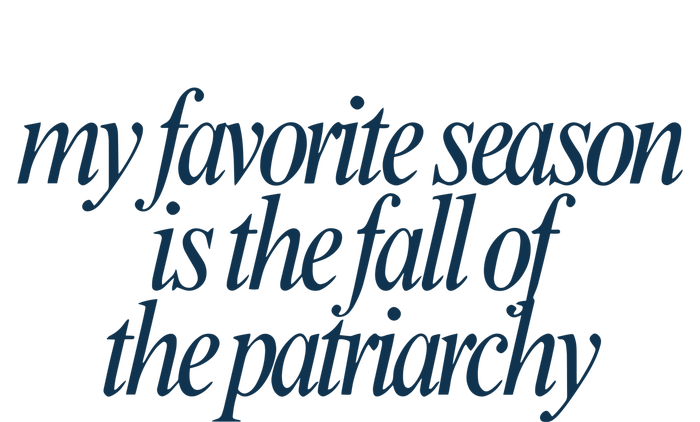 Emily Amick My Favorite Season Is The Fall Of The Patriarchy Large Microfiber Waffle Golf Towel