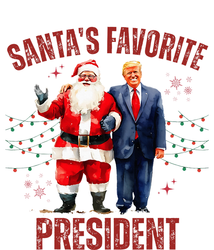 SantaS Favorite President Christmas Funny Trump Xmas Pajama Magnet