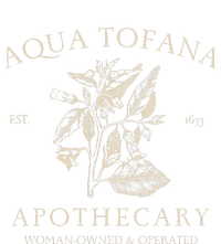 Funny Feminist Aqua Tofana Apothecary Vintage Design T-Shirt