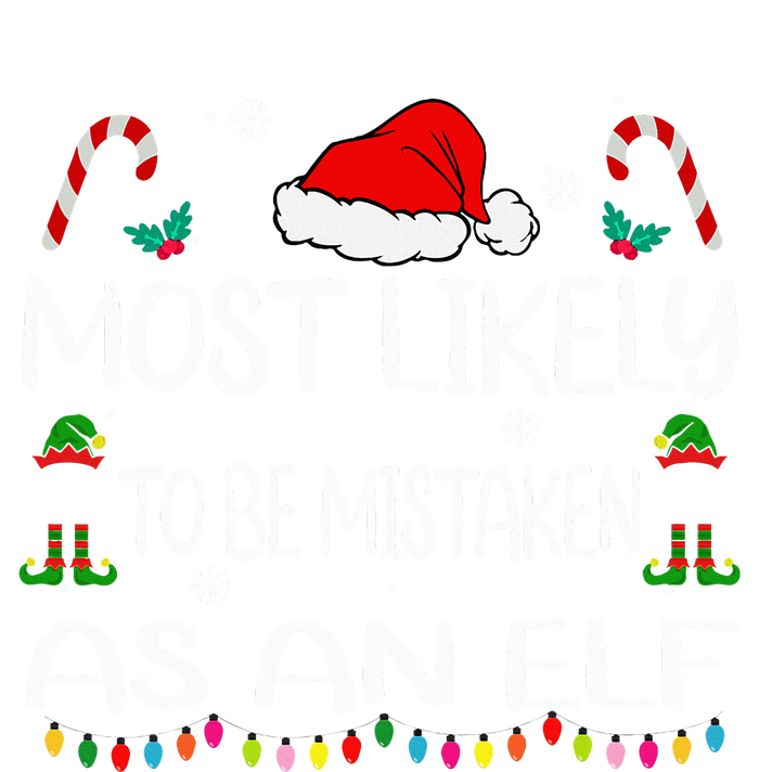 Most Likely To Be Mistaken As An Elf Christmas Family Kids Sweatshirt