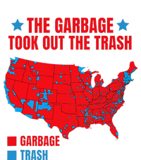 Electoral Map 2024 The Garbage Took Out The Trash Trump 312 Tie-Dye Long Sleeve Shirt