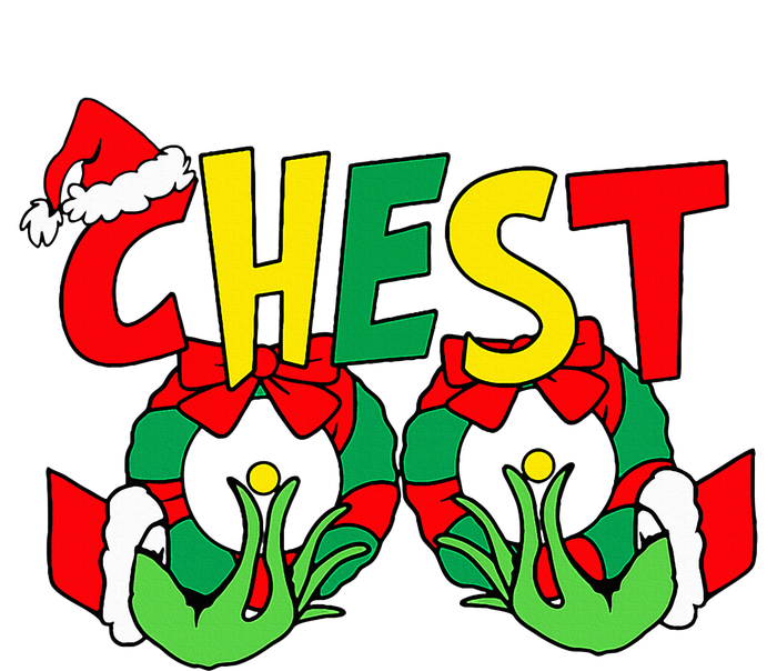 Chest Nuts Matching Chestnuts Funny Christmas Couples Nuts T-Shirt