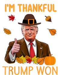 IM Thankful Trump Won Thanksgiving Turkey Fall Kids T-Shirt