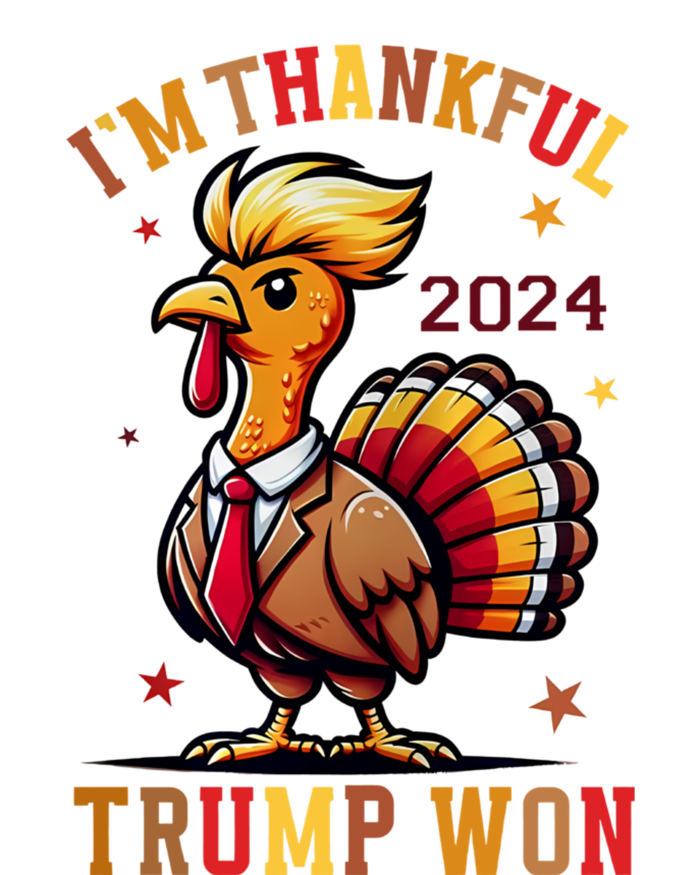 Im Thankful Trump Won Trump Thanksgiving V-Neck T-Shirt