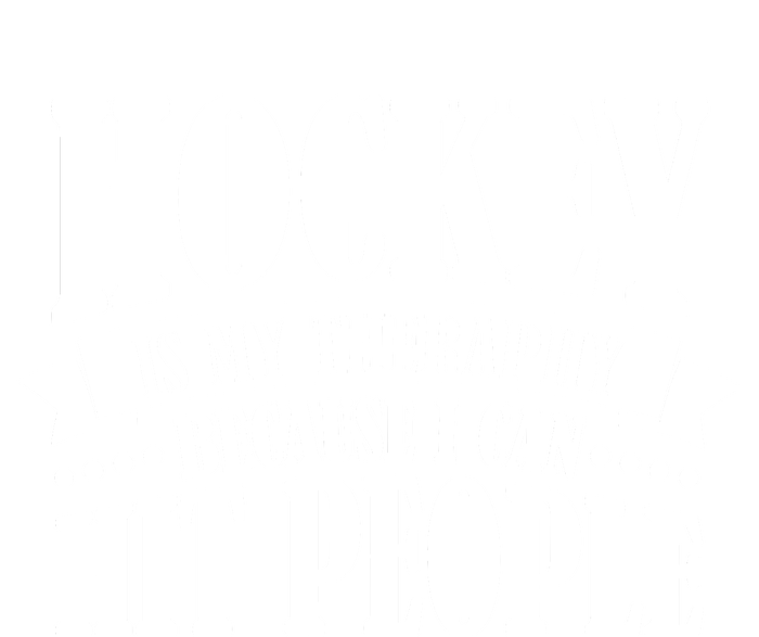 Hockey Is My Theraphy Because I Can Hit People Flat Bill Trucker Hat