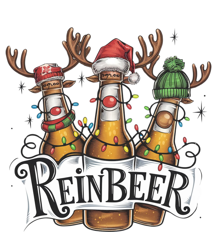 Reinbeer Funny Christmas Beer Drinker Full Zip Hoodie