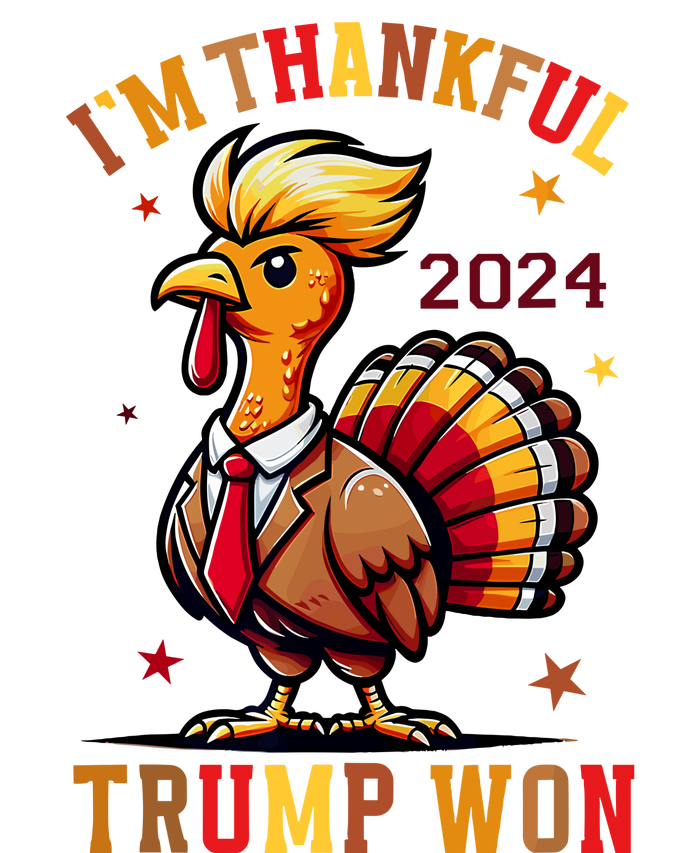 I Am Thankful That Trump Won Usa Thanksgiving Turkey Thanks Premium T-Shirt