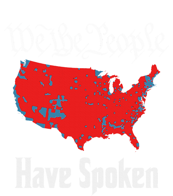 We The People Have Spoken 2024 Presidential Election Map T-Shirt