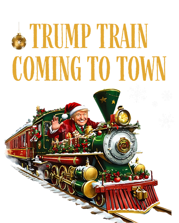 Trump Train Coming To Town Ladies Long Sleeve Shirt