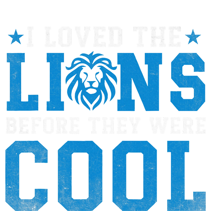 I Loved Lions Before They Were Cool Funny Football Fan Lion Mousepad