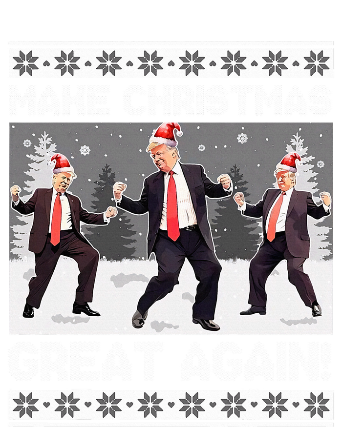 Santa Trump Dance Make Christmas Great Again Ugly Sweater Mousepad