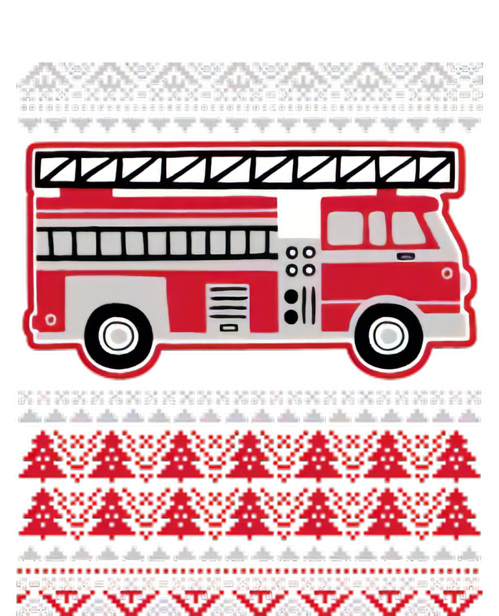 Firetruck Ladder Ugly Christmas Hoodie