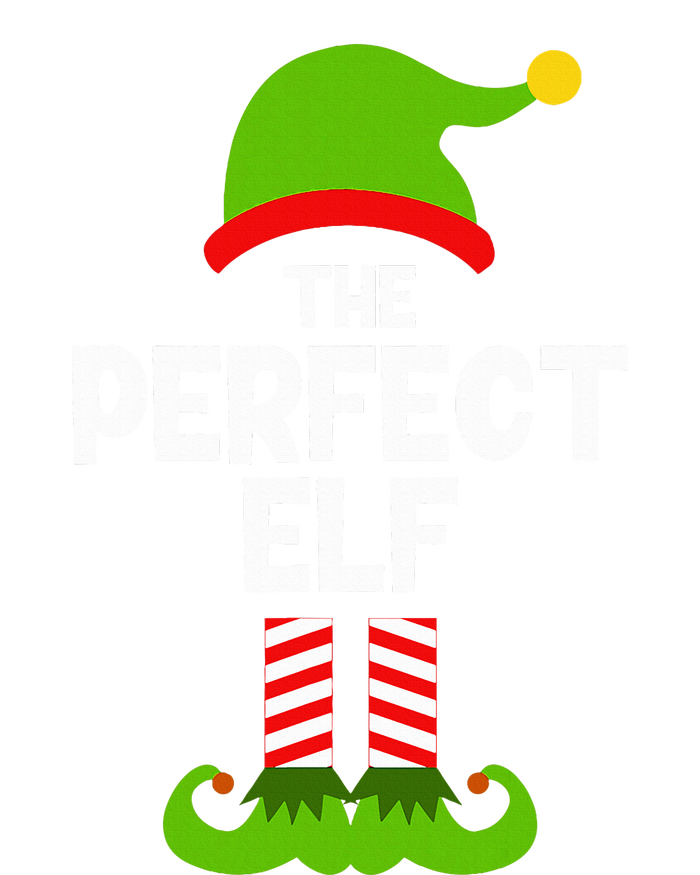 Funny The Perfect Elf Christmas Family Party Pajama Womens Cotton Relaxed Long Sleeve T-Shirt