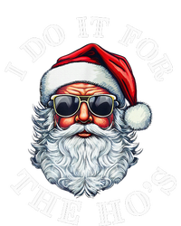 I Do It For The Hos Funny Inappropriate Christmas Santa Face T-Shirt