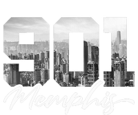 901 Memphis Area Code Tennessee Memphis City Skyline Full Zip Hoodie