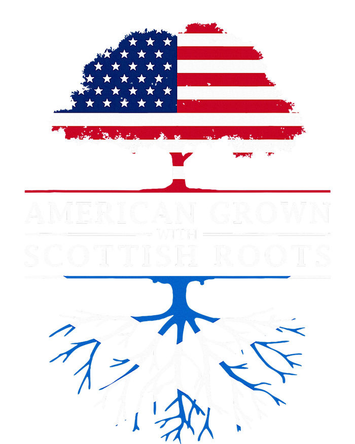 American Grown With Scottish Roots Scotland Performance Fleece Hoodie