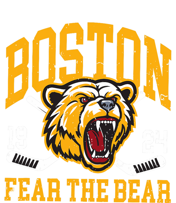 Boston Ice Hockey Fear The Bear Sweatshirt Cinch Pack Bag