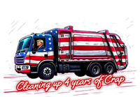 Cleaning Up 4 Year Of Crap Funny Trump Garbage America Flag Legacy Cool Fit Booney Bucket Hat