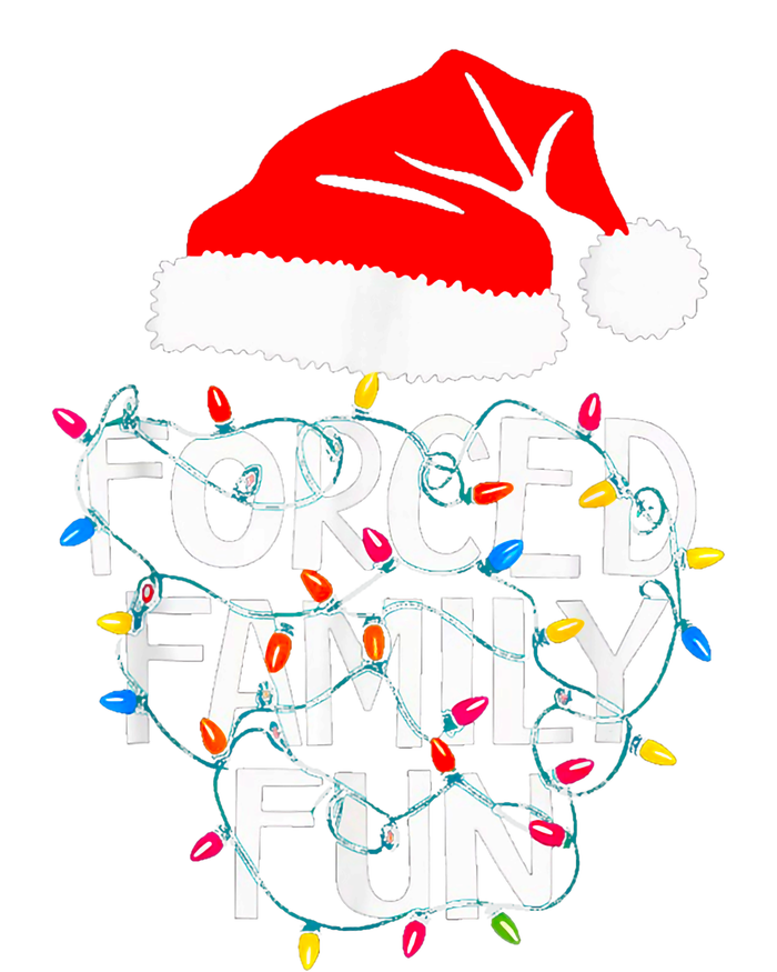 Forced Family Fun Sarcastic Christmas Funny T-Shirt