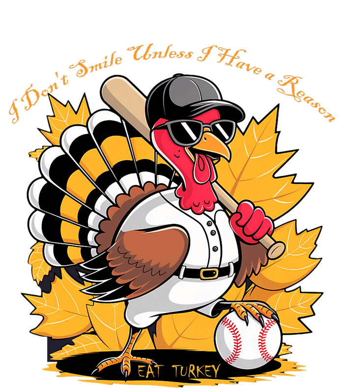 Funny Baseball Turkey Thanksgiving Humor Valucap Bio-Washed Visor