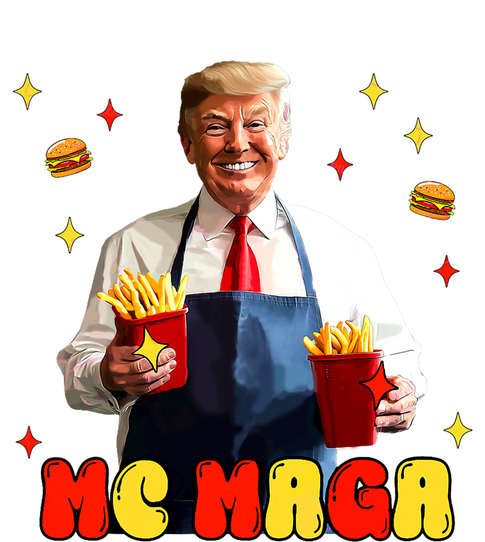 Funny Trump Mc Maga Fries Fast Food Cooling Performance Long Sleeve Crew