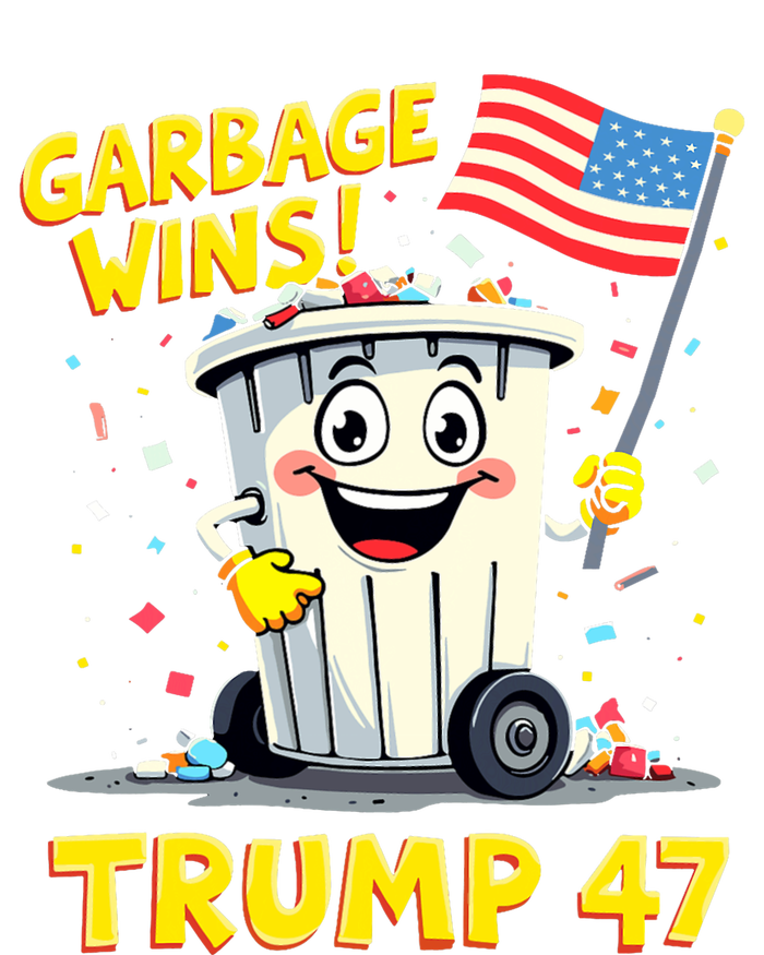 Garbage Wins Trump 47 Team Garbage For Trump 2024 Elections Tank Top