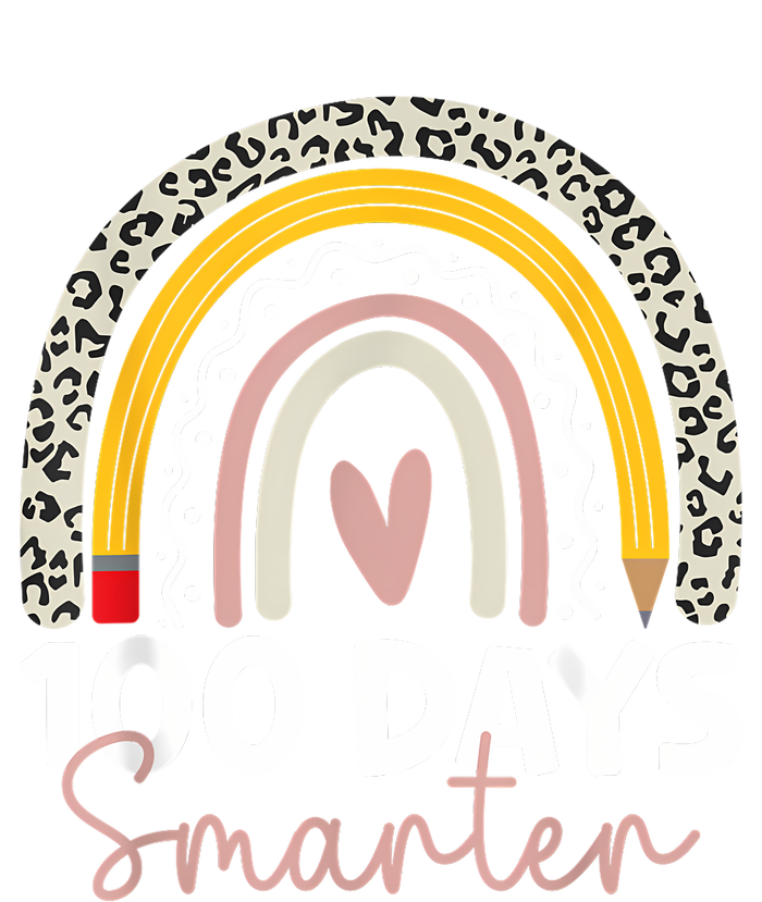 100 Days Smarter Teacher Rainbow 100th Day Of School Sustainable Knit Beanie