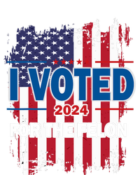 I Voted For The Felon; Funny Republican Trump 2024 I Voted V-Neck T-Shirt