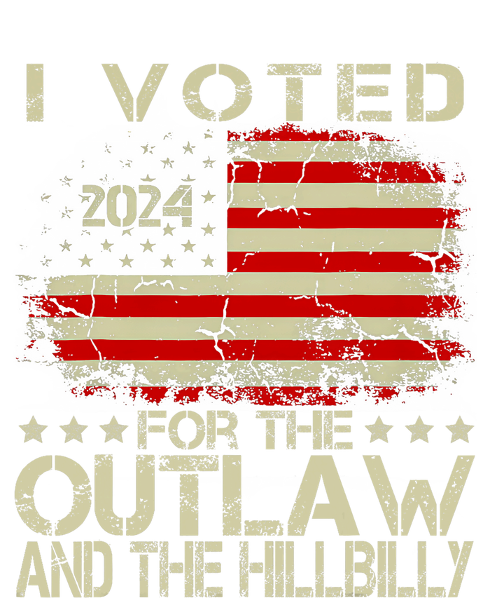 I Voted For The Outlaw And The Hillbilly 2024 Trump Victory T-Shirt