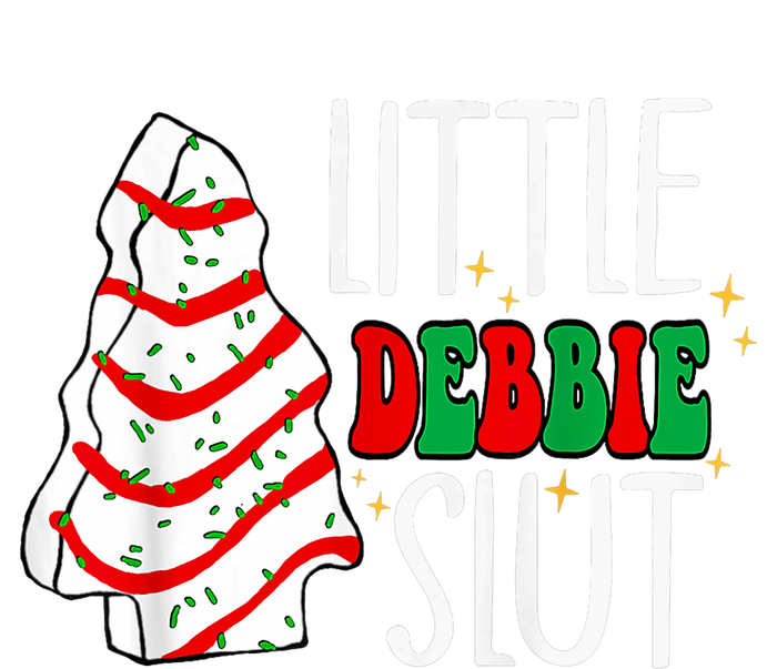 Littie Debbie Slut Funny Christmas Tree Cakes Xmas Black T-Shirt