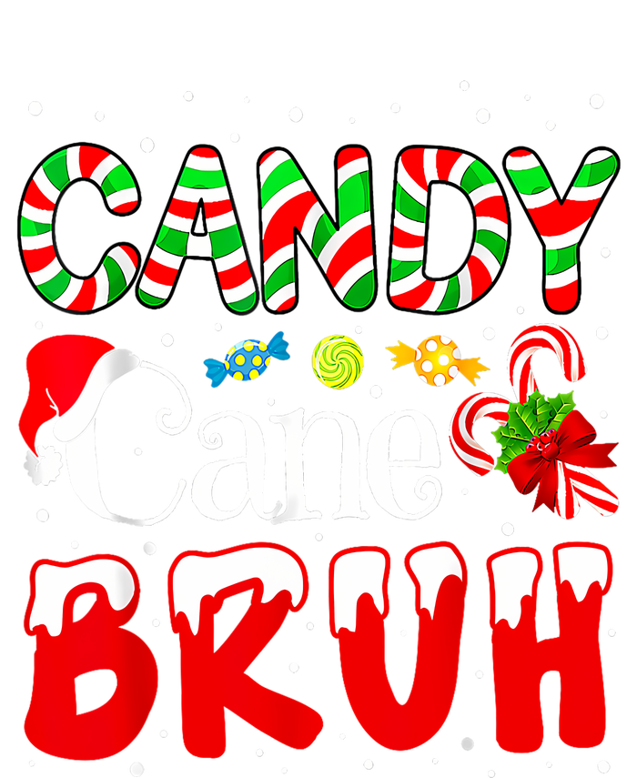 Candy Cane Bruh Christmas Love Candy Boy Performance Long Sleeve Polo