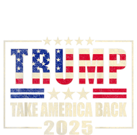 Donald Trump 2025 Take America Back American Flag Patriotic T-Shirt