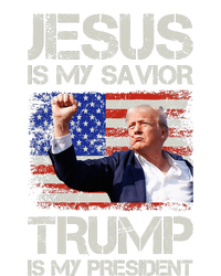 Jesus Is My Savior Trump Is My President Women's T-Shirt