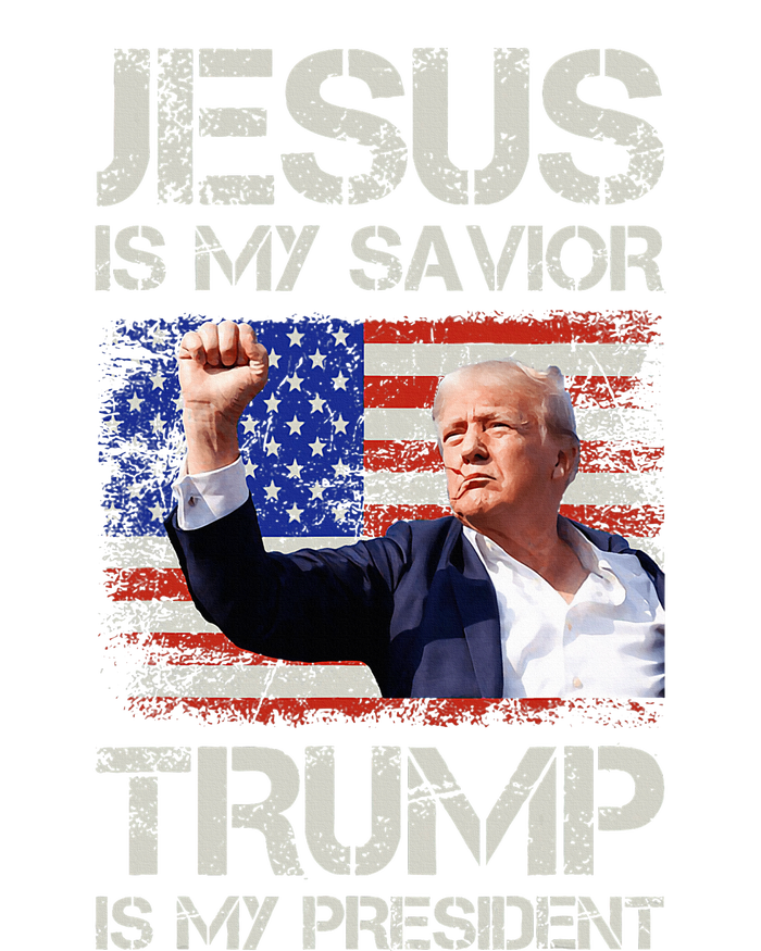 Jesus Is My Savior Trump Is My President Women's T-Shirt