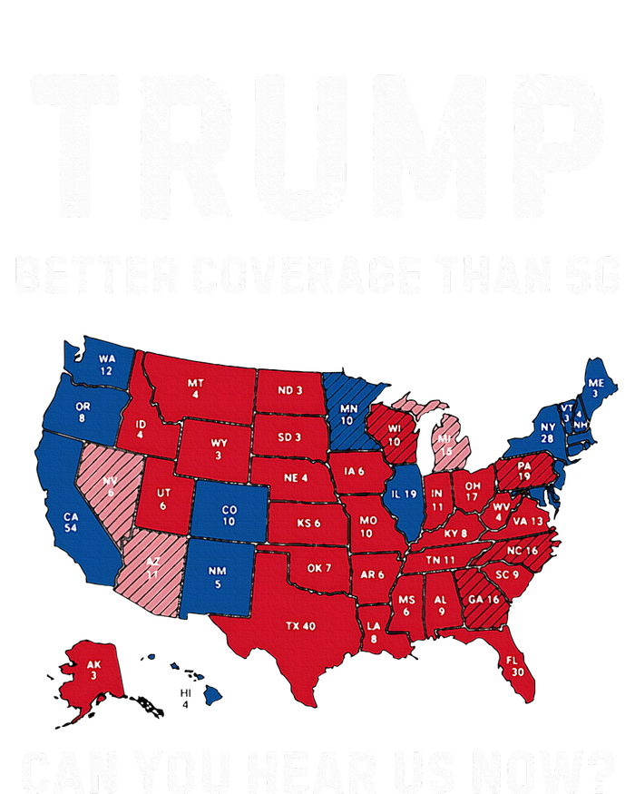 Trump Better Coverage Than 5g Can You Hear Us Now Ceramic Bell Ornament