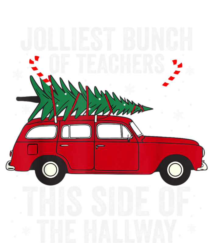 Jolliest Bunch Of Teachers This Side Of The Hallway Xmas Sweatshirt Cinch Pack Bag