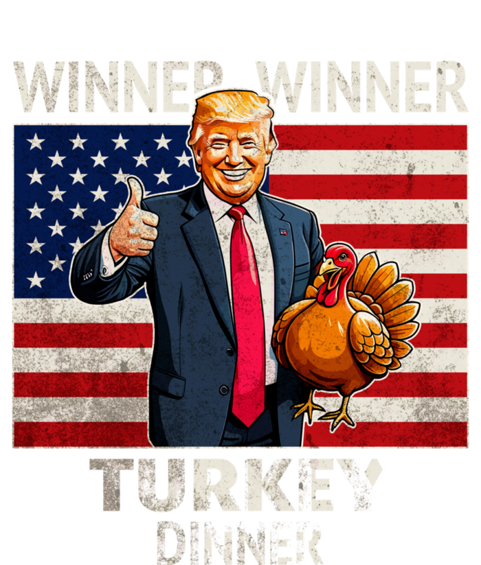 Funny Trump Winner Winner Turkey Dinner Humor Thanksgiving T-Shirt