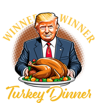 Humor Funny Trump Winner Winner Turkey Dinner Thanksgiving PosiCharge RacerMesh Polo