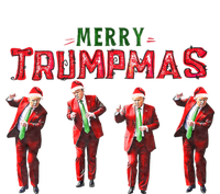 Funny Trump Dance Santa Claus Merry Trumpmas Christmas Flat Bill Trucker Hat