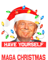 Funny Santa Trump Have Yourself A Merry Maga Christmas Xmas PosiCharge Competitor Tank