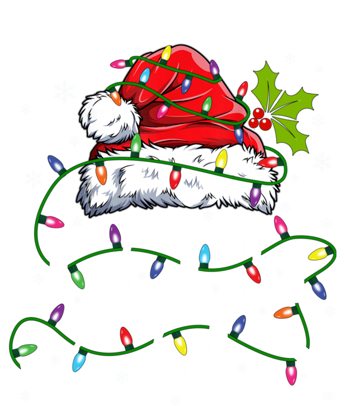 Nana Claus Christmas Lights Pajama Family Matching T-Shirt