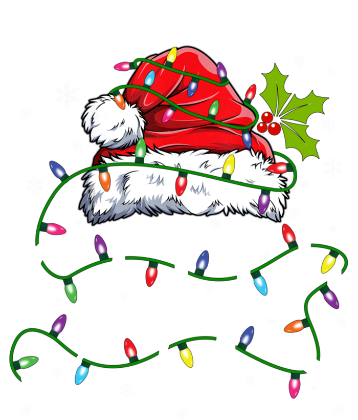 Grammy Claus Christmas Lights Pajama Family Matching Women's Racerback Cropped Tank