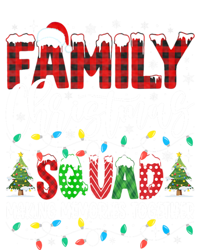 Family Christmas 2024 Matching Squad Santa Red Plaid Xmas Tank Top