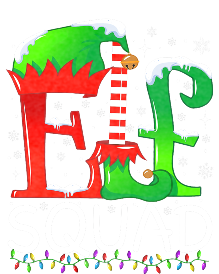 Elf Squad Christmas Family Matching Pajamas Elf Cropped Pullover Crew