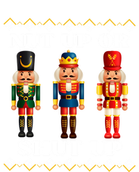 Nut Up Or Shut Up Funny & Tacky Embellished Nutcracker Xmas T-Shirt