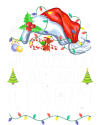 Most Likely To Call Santa Bruh Family Christmas Matching Pjs Ceramic Star Ornament