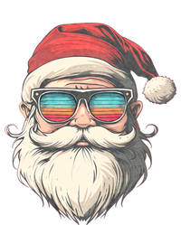 Santa Face Retro Sunglasses Christmas Xmas Tall Long Sleeve T-Shirt