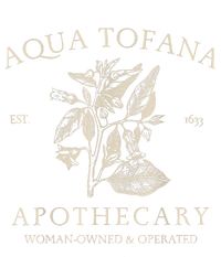 Funny Feminist Aqua Tofana Apothecary Vintage Design T-Shirt