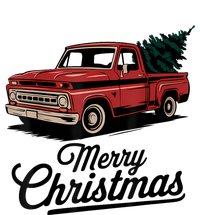 Red Pickup Truck Christmas Tree Vintage Christmas Premium Pullover Hoodie