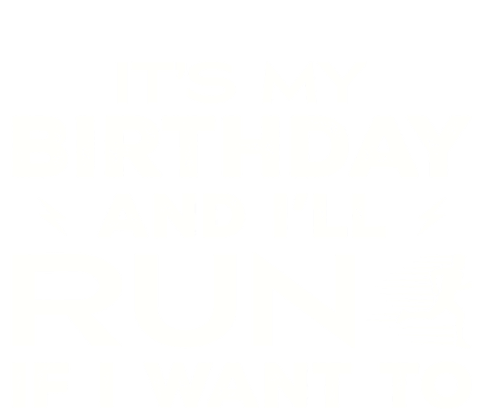 It’S My Birthday And I’Ll Run If I Want To Fun Runner’S Short Acrylic Beanie